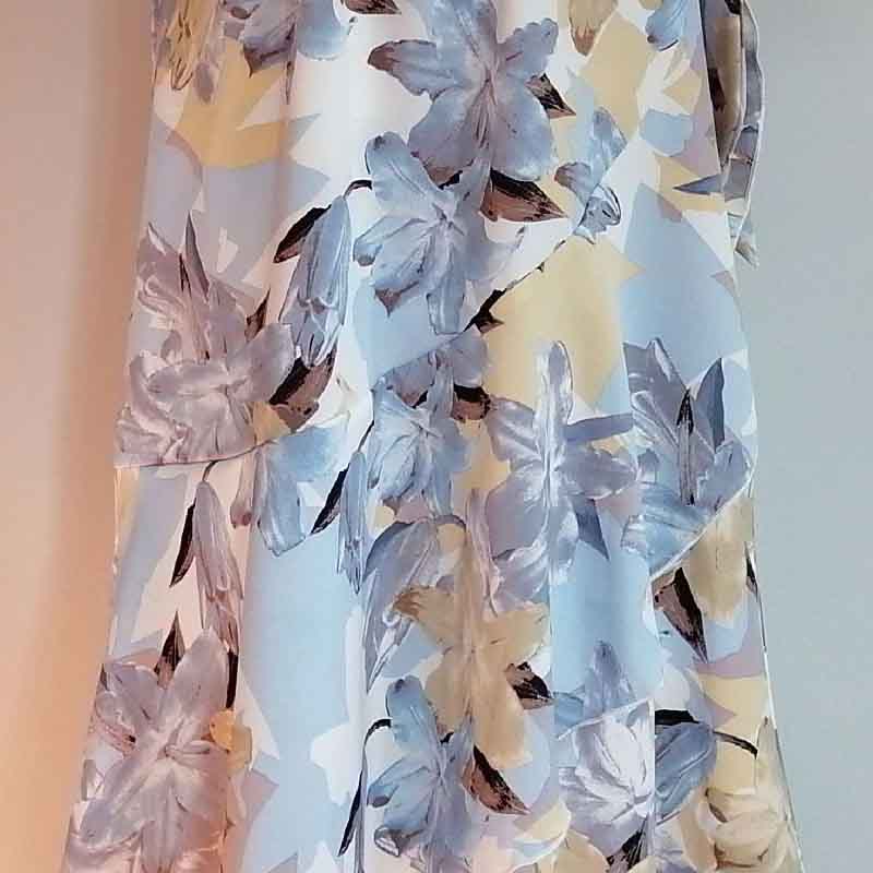 Summer Fashion Print Dress Sling Dress Casual Lace Up Waist