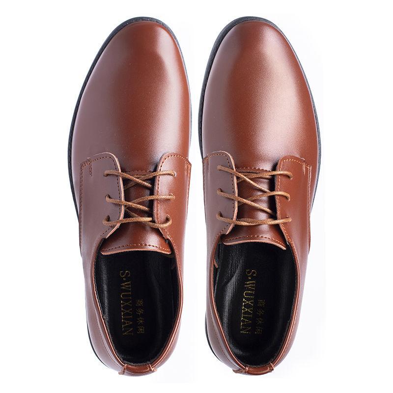 Summer Breathable Casual All-match Formal Business British Style Soft Leather Shoes