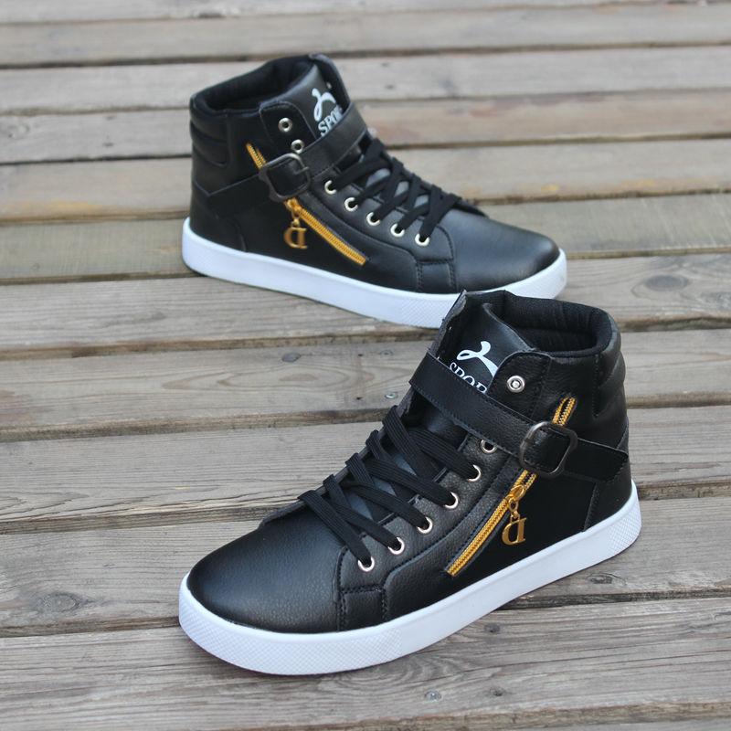 Increased 8CM men's sneakers All-match high-top shoes Casual Korean style trendy men's shoes