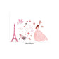 [Wall sticker] Eiffel Tower wedding girl wall stickers living room girls bedroom couple house Interi