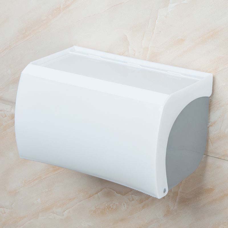 Bathroom Paper Towel Box Plastic Toilet Bathroom Waterproof Hand Paper Roll Paper Box Equipment Paper Towel Carrier Paper Box