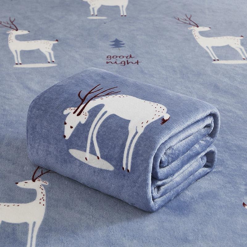 Blanket Bed Sheet Dual-use Falai Fleece Blanket Four Seasons Blanket Winter Warm Dormitory Single Double Blanket Leisure Blanket