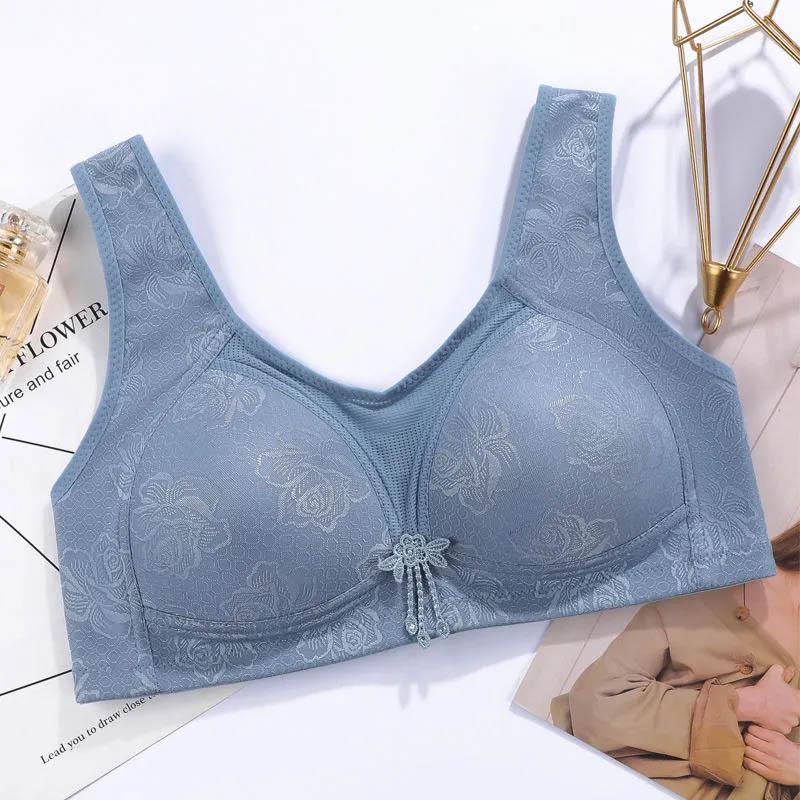 Female No Steel Ring Thin Comfortable Tube Top Gather Anti-sagging Side Pull-up Adjustable Bra