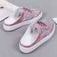 Summer Women Slippers Casual Soft Comfortable Mesh Outside Flat Slides Half Beach Slippers Woman Flip Flops