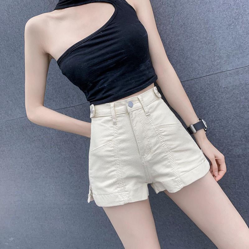Large Size Women's Wide-leg Pants, Fat Girl Shorts, Women's Thin Summer 200 Pounds Were Thin, All-match Denim Shorts Women