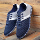 Net Shoes Men's Summer Breathable Deodorant Mesh Shoes Old Beijing Cloth Shoes Men's Hollow Casual Shoes
