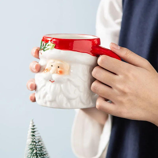 Christmas Ceramic Mug Creative 3d Animal Water Cup Cartoon Coffee Cup