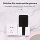 3pcs Wall Mount Stand Phone Socket Phone Charging Holder Bracket Mounted Organizer