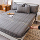 Cotton Thick Mattress Protector Bedding Three-piece Printed Bedspread Pillowcase