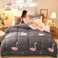Spring Autumn Thicken Quilted Quilts King Queen Size Embossing Duvet Winter Warm Bed Cover Blanket