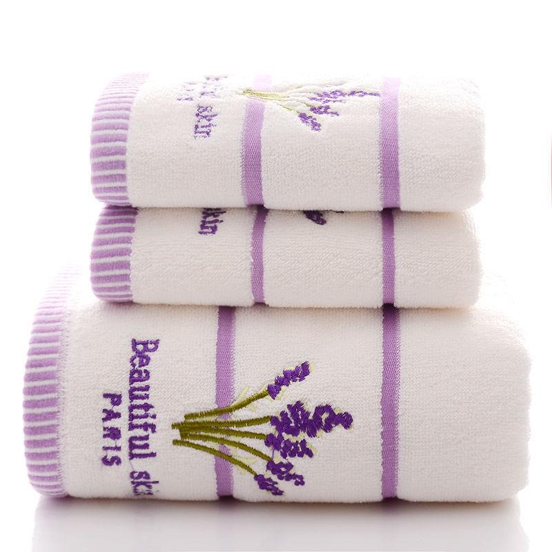 1 Pure Cotton Bath Towel + 2 Towels Bath Towel Pure Cotton Adult Fabric Is Soft and Absorbent Does Not Shed Hair and Does Not Fade