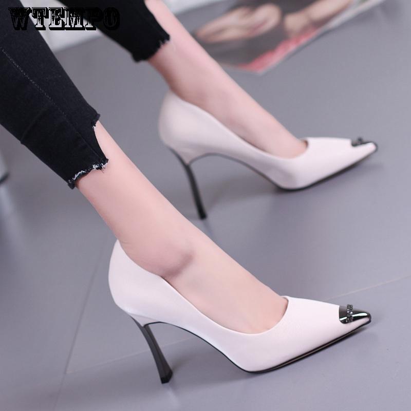 Brand Joker High Heel Stiletto Pointed Shallow Mouth High Heels Summer Women's Shoes Fashion