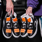 Plus Size39-45 Men Sneakers Leather Breathable Shockproof Running Basketball Shoes Non-slip Shoes