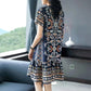 Dress Women's Summer Mid-length Temperament Floral Skirt Small Fashion Skirt