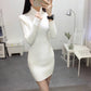 Knitted Dress Women Long Sweater Dress Female Sweaters Ladies Long Sleeve Christmas Sweater