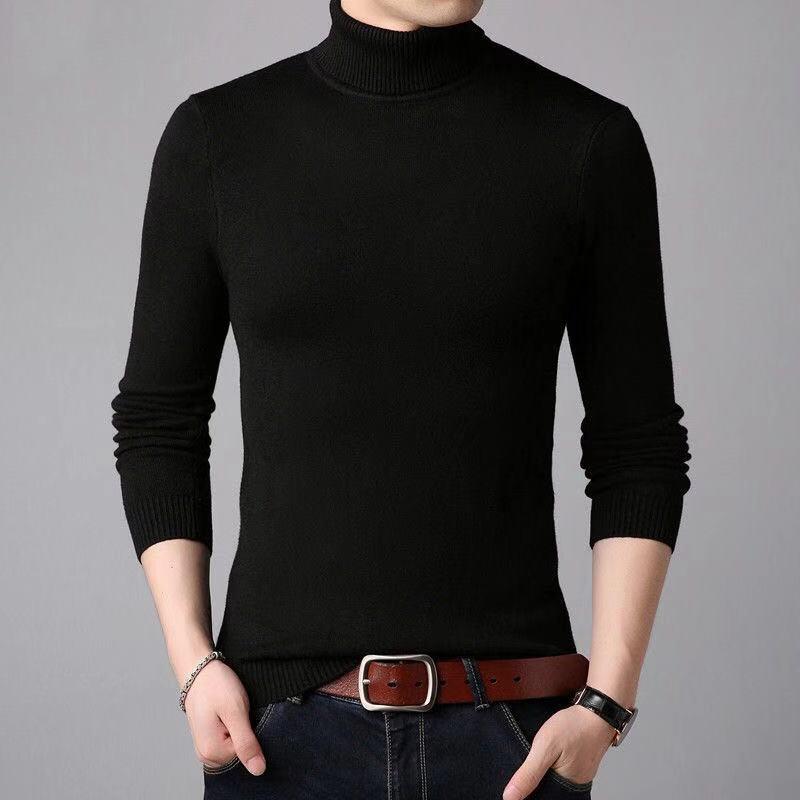 Sweaters Men Winter Warm Turtleneck Sweater Knitted Mens Sweater Casual Slim Pullover Male Pullovers