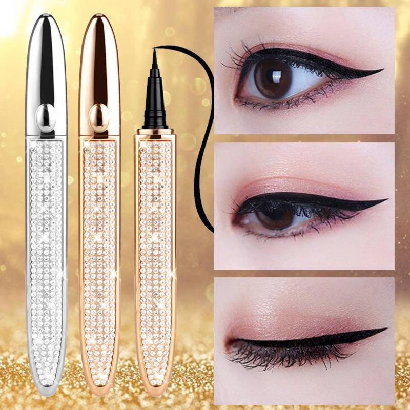 [Hengshui 168 meters] Projection Diamond Eyeliner Super Waterproof No Halo Makeup Lasting Hard Head