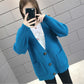 Spring and Autumn Knitted Sweater Cardigan Casual Jacket Thick Loose Young Women's Top