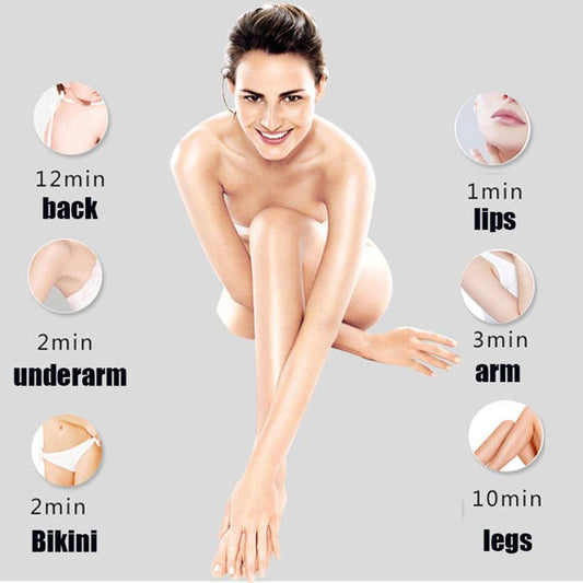 Epilator Permanent Face Lip Underarm Hair Private Parts Laser Freezing Point Hair Removal Instrument