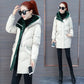 Winter Women's Warm Cotton Jackets Comfortable Women's Mid-length Winter Loose and Thick Warm Down Cotton Down Jackets
