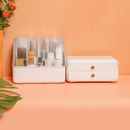 Cosmetics Storage Shelf Skin Care Product Storage Box Storage Box Dustproof Waterproof Finishing Dresser Desktop Rack Organizer Storage