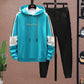 Spring & Fall Pullovers Suit Hooded Pullovers and Casual Pants School Trends Sports Suit Sweater Suit Men