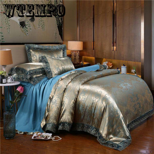 Luxury Jacquard Bedding Sets Bed Set Duvet Cover Set Bed in Bag King Size Queen Size