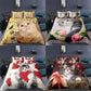 Cartoon Cat Bed Set Pills Set Three Sets of Home Bedding To Increase The Size