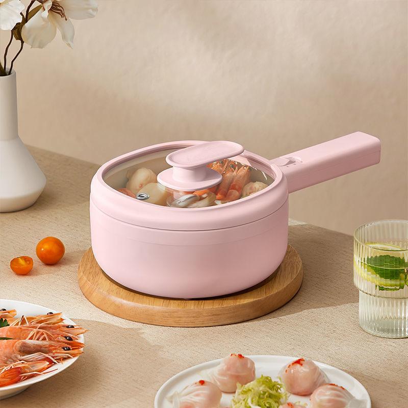 Dormitory Student Electric Cooker Household Multifunctional Integrated Small Electric Cooker Small Electric Heating Pot for Cooking Noodles