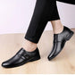 Spring and Autumn Business Casual Leather Shoes Men's Lightweight Wear-resistant Slip-on Shoes Formal Wedding Leather Shoes