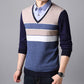 Sweater Men 2019 Pullover Sweater Male Fake Two Pieces Knitting Mens Sweaters Man Pullover Men