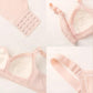 Women's Sexy Lace Large Size Underwear for Big Breasts Comfortable Adjustable Ultrathin Bra Female Full Cup Underwear Gather No Steel Ring Brassiere