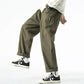 Spring and Autumn Overalls Straight Loose Trendy Wide-leg Casual Long Pants Men