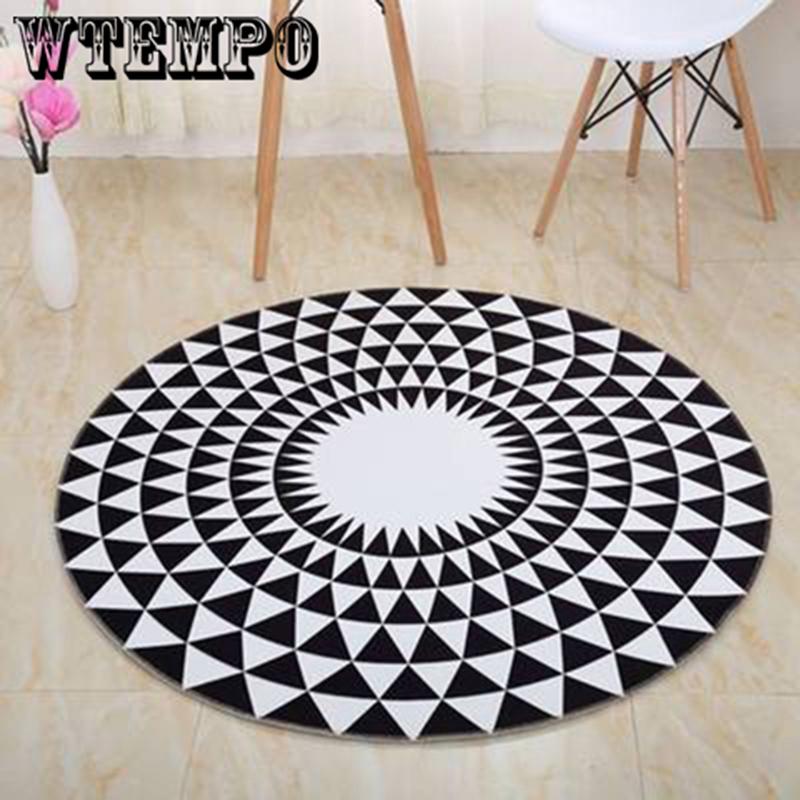 Geometric Flower Floor Carpet Rugs Nordic Style Children Carpet Living Room Tea Table