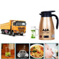 12V/24V 800ml Car Stainless Steel Electric Heating Kettle Set Temperature Insulation Pot Coffee Tea Water Heating Pot