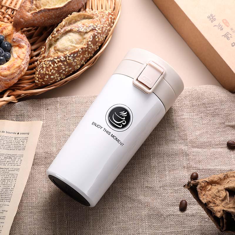 380ML Stainless Steel Vacuum Flask Mug Tumbler Thermos Coffee Cup Travel Mug