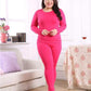 Add Fertilizer To Increase Thermal Underwear Ladies Pajamas Plus Velvet Thick Fat Plus Size Autumn Clothes Long Pants