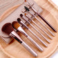 7pcs Makeup Brush Set Eye Shadow Brush Beginner Animal Hair Makeup Beauty Full Set of Tools