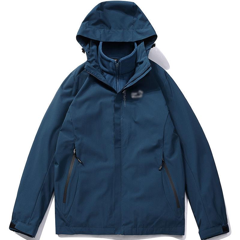 Men's and Women's Same Camouflage Jackets Spring and Autumn Thin Section Outdoor Mountaineering Waterproof Windbreaker Travel Hooded Jacket