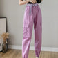 Drawstring Overalls Women's Summer Women's Korean Style Loose Bf Wind Casual Pants High Waist Harem Pants