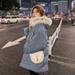 Women's Winter Korean Style Bread Coat Loose Padded Down Coat Jacket