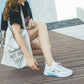 Chrysanthemum Flying Woven Breathable Shoes Summer Mesh Student Korean Shoes Lace Up Casual Sports Clearance Shoes