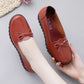 Shoes Women's Leather Shoes Non-slip Breathable Single Shoes Soft Sole Comfortable Flat Shoes Spring and Autumn Work Shoes