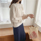 Autumn and Winter Hedging Loose and Versatile Short Outer Wear Lazy Wind Top Knit Sweater