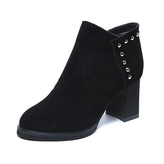 European Style Sexy Ankle Boots Autumn Winter Comfortable Boots High Heels Women Boots Shoes