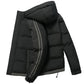 Winter Men's Cotton-padded Jacket Plus Velvet Thick Warm Jacket Hooded Short Down Coats