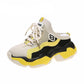 Roman Breathable Chunky Sneakers Women Summer Mesh Slip-on Woman Casual Sneakers Thick Sole Women Shoes