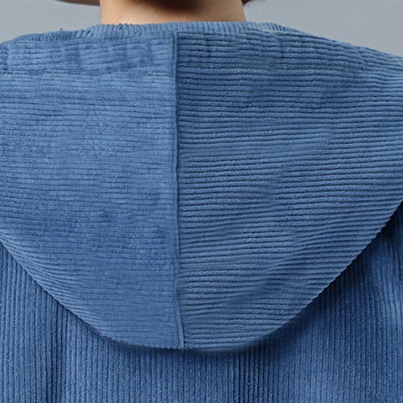 Women's Corduroy Jacket Spring and Autumn 2021 Loose Large Size Short Jacket Jacket Casual Sweater Women