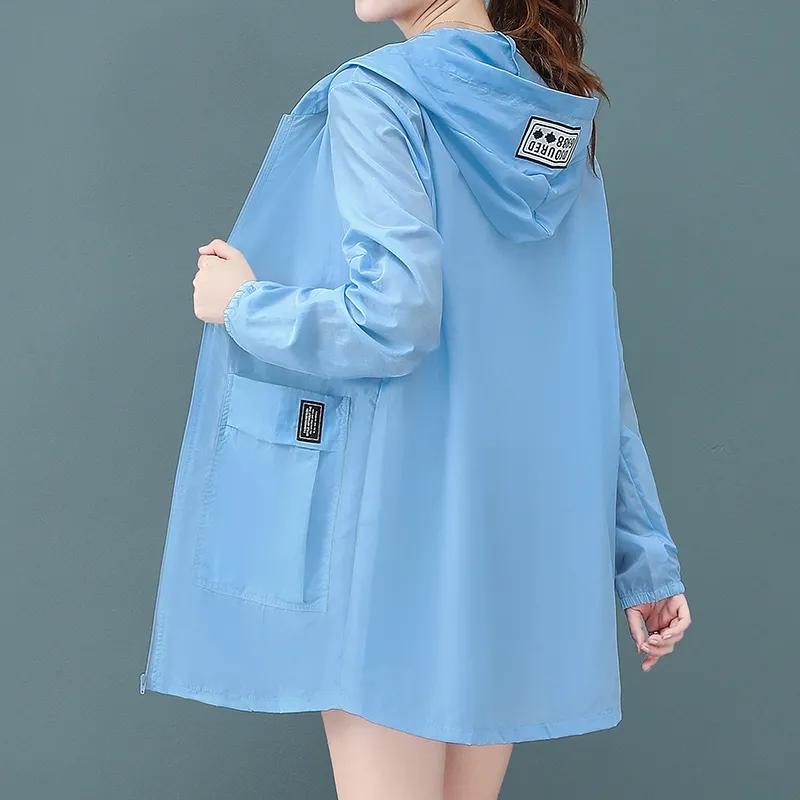 Women Hooded Quick Dry Cloth Sunscreen Breathable Ultra-thin Jacket Sun Protection Camping Summer Coat Sweatshirt