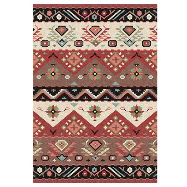 Home Carpet Retro Indian Ethnic Style Bedroom Kitchen Bathroom Non-slip Carpet Bedside Mat